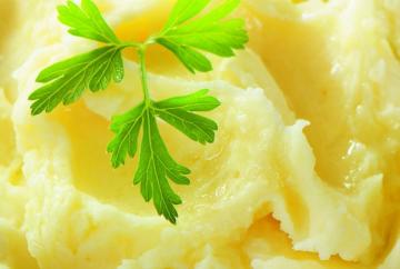 Den nye opskrift på kartoffelmos. uden mælk