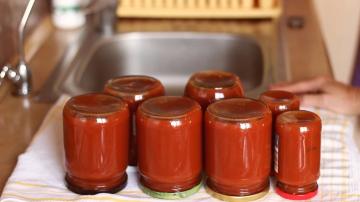 Hjemmelavet tomatsauce til vinteren 🍅 Høst tomatketchup