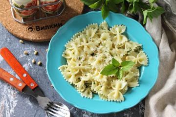 Pasta med pestosauce