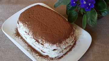 Ost kage. Baseret på den berømte dessert Tiramisu