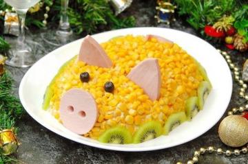 Salater som en "gris" for det nye år
