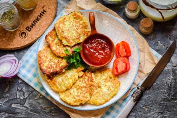 Courgettefritter uden mel