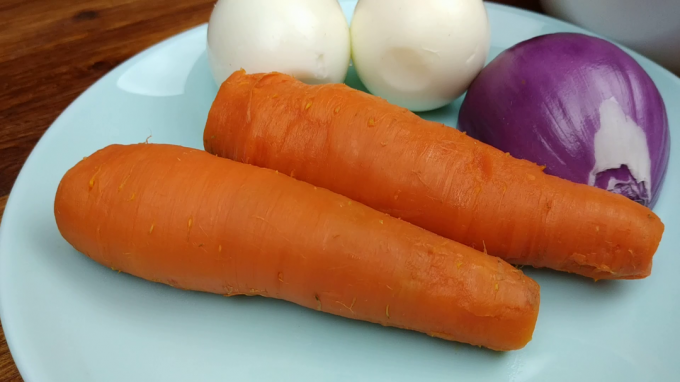 kogte gulerødder på 5 minutter