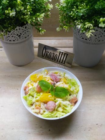 Bright salat med lyse smag