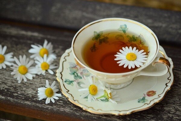Kamille te er godt for mave og nerver. (Foto: Pixabay.com)