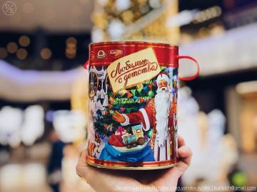 Hvad er børnenes nytår gave af chokolade "Favorite siden barndommen." Jeg købte for at finde ud af, hvad der er indeni 🎁🍬🍫