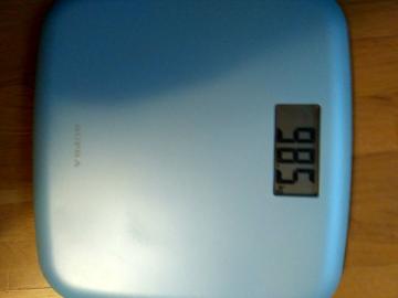 Menuen, som jeg er ved at miste vægt. Allerede minus 33 kg.