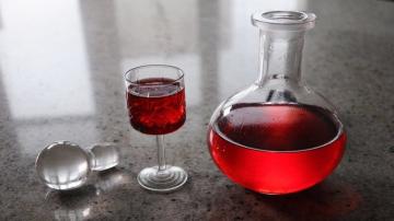 Cranberry Frugt likør med vodka eller alkohol