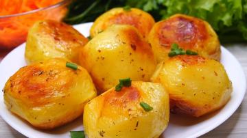 Kartofler i ovn med en sprød