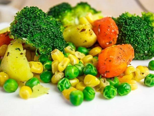 Dampede grøntsager